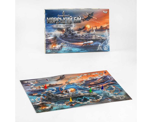 гр Настільна розважальна гра "Морський бій. Битва адміралів" G-MB-04U (20) "Danko Toys"