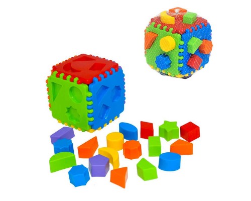 гр Конструктор "Educational cube" 39781 (10) "Tigres", 24 елементи, в сітці