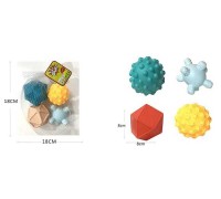 Сенсорні кубики 508-257 (240/2) 4 штуки, пискавка, в сітці