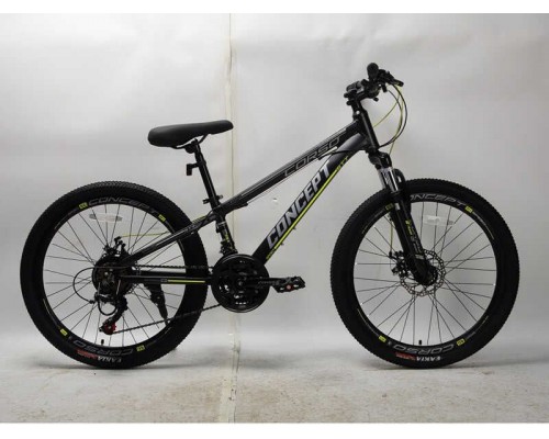 Велосипед Спортивний Corso 24" дюймів «Concept» CP-24784 (1) рама алюмінієва 11’’, обладнання Shimano, 21 швидкість, зібран на 75