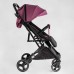 Візок прогулянковий дитячий "JOY" Comfort L-30201 (1) колір ФІОЛЕТОВИЙ, рама сталь з алюмінієм, футкавер, підсклянник, телескопічна ручка