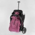 Візок прогулянковий дитячий "JOY" Comfort L-30201 (1) колір ФІОЛЕТОВИЙ, рама сталь з алюмінієм, футкавер, підсклянник, телескопічна ручка