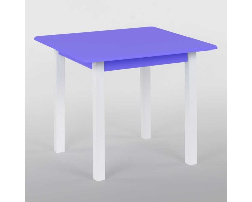 гр Столик 60 * 60 колір фіолетовий, квадратний (1) висота 52 см, вага 7 кг, "Ігруша"