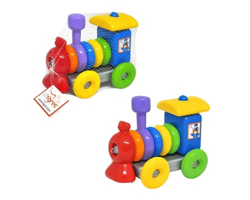 гр Іграшка розвиваюча "Funny train" 39757 (6) "Tigres", 14 елементів, в сітці