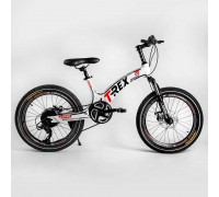 Дитячий спортивний велосипед 20 '' CORSO «T-REX» 64899 (1) магнієва рама, обладнання MicroShift, 7 швидкостей, зібраний на 75