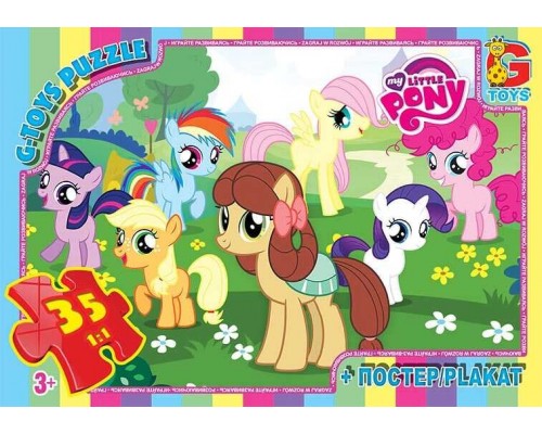 гр Пазли 35 ел "G Toys" "My litte Pony" MLP 024 (62) +постер