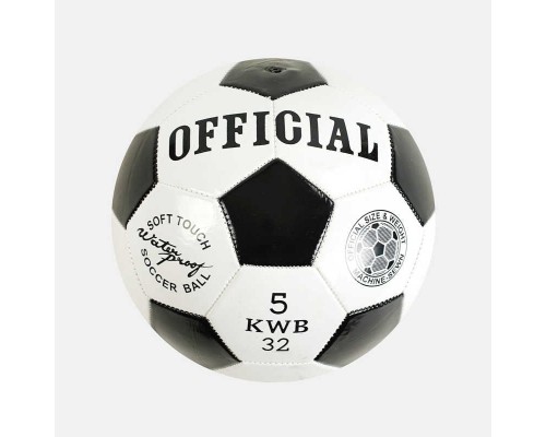 М'яч футбольний C 50485 (100) вага 280 грамів, гумовий балон, матеріал PVC, розмір №5