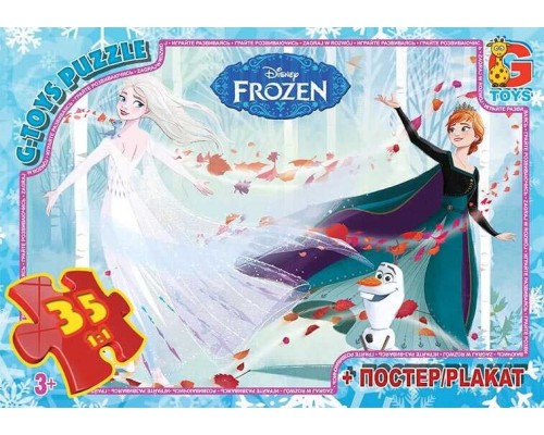 гр Пазли 35 ел. "G Toys" "Frozen" FR 046 (62) +постер