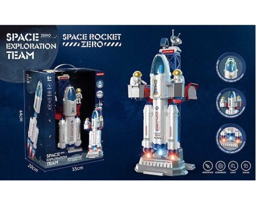Космічний набір K 05 (8) "Space Exploration Team", світло, звук, 2 космонавти, у коробці