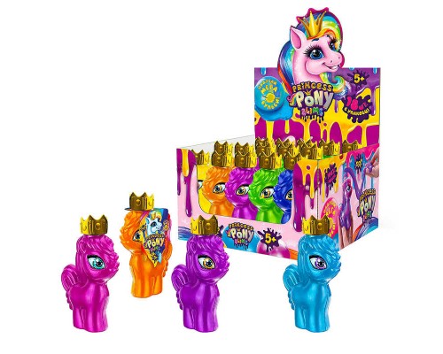 гр В'язка маса "Princess Pony Slime" PPS-01-01U УКР. (1) ЦІНА ЗА 18 ШТУК У БЛОЦІ "Danko toys"