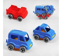 гр Набір машинок "Kid cars Sport" 39892 (40) "Tigres", 3 шт, джип, пікап, автобус, в сітці