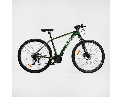 Велосипед Спортивний Corso "Hunter" 29" HT- 29177 (1) рама алюмінієва 19", обладнання L-TWOO-A5, 27 швидкості, зібраний на 75