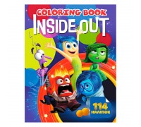 гр Розмальовка із завданнями 114 наліпок А4 "Inside Out" (укр) 6922203546786 "Jumbi"