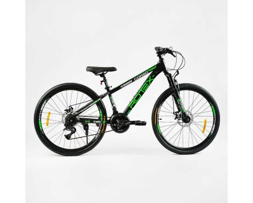 Велосипед Спортивний Corso 26" дюймів «Rotex» RX-26960 (1) рама сталева 13’’, обладнання LTWOO A2, 21 швидкість, зібран на 75
