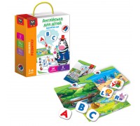 гр Гра розвиваюча магнітна "Англійська для дітей" (укр) - VT5411-09 (6) "Vladi Toys"