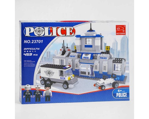 Конструктор AUSINI 23701 (12/2) "Поліцейська ділянка" 449 дет., в коробці