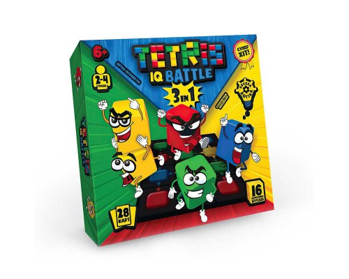 гр Настільна розважальна гра "Tetris IQ battle 3in1" G-TIB-02U УКР. (10) "Danko Toys"