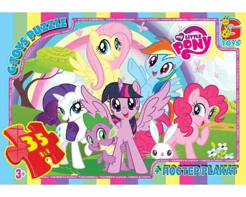 гр Пазли 35 ел "G Toys" "My litte Pony" MLP 026 (62) +постер