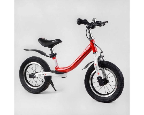 Велобіг Corso "Alpha Sport" 24009 (1) сталева рама, надувні колеса 12", ручне гальмо, підніжка, крила, дзвіночок, в коробці