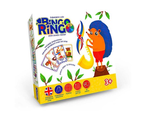 гр Настільна гра "Bingo Ringo" GBR-01-01EU "Їжак" (10) "Danko Toys"