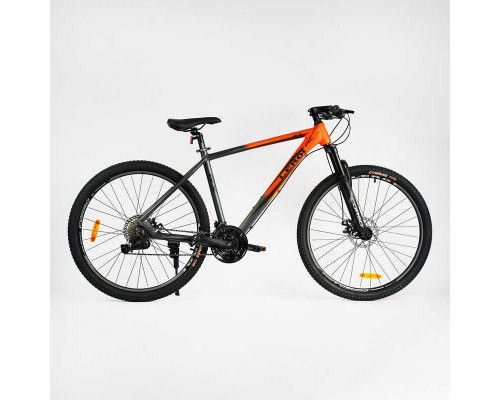 Велосипед Спортивний Corso "Leroi" 27.5" LR-27899 (1) рама алюмінієва 19``, обладнання L-TWOO 27 швидкостей, вилка MOMA, зібраний на 75