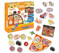 гр Магнітна гра ML4031-27 EN (24) "Magdum", "Pizza", 48 магнітів, картки, англ. мова, в коробці