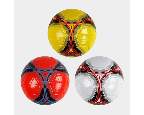 М'яч футбольний М 48470 (80) 3 кольори, вага 300-310 грамів, гумовий балон, матеріал PVC, розмір №5, ВИДАЄТЬСЯ МІКС